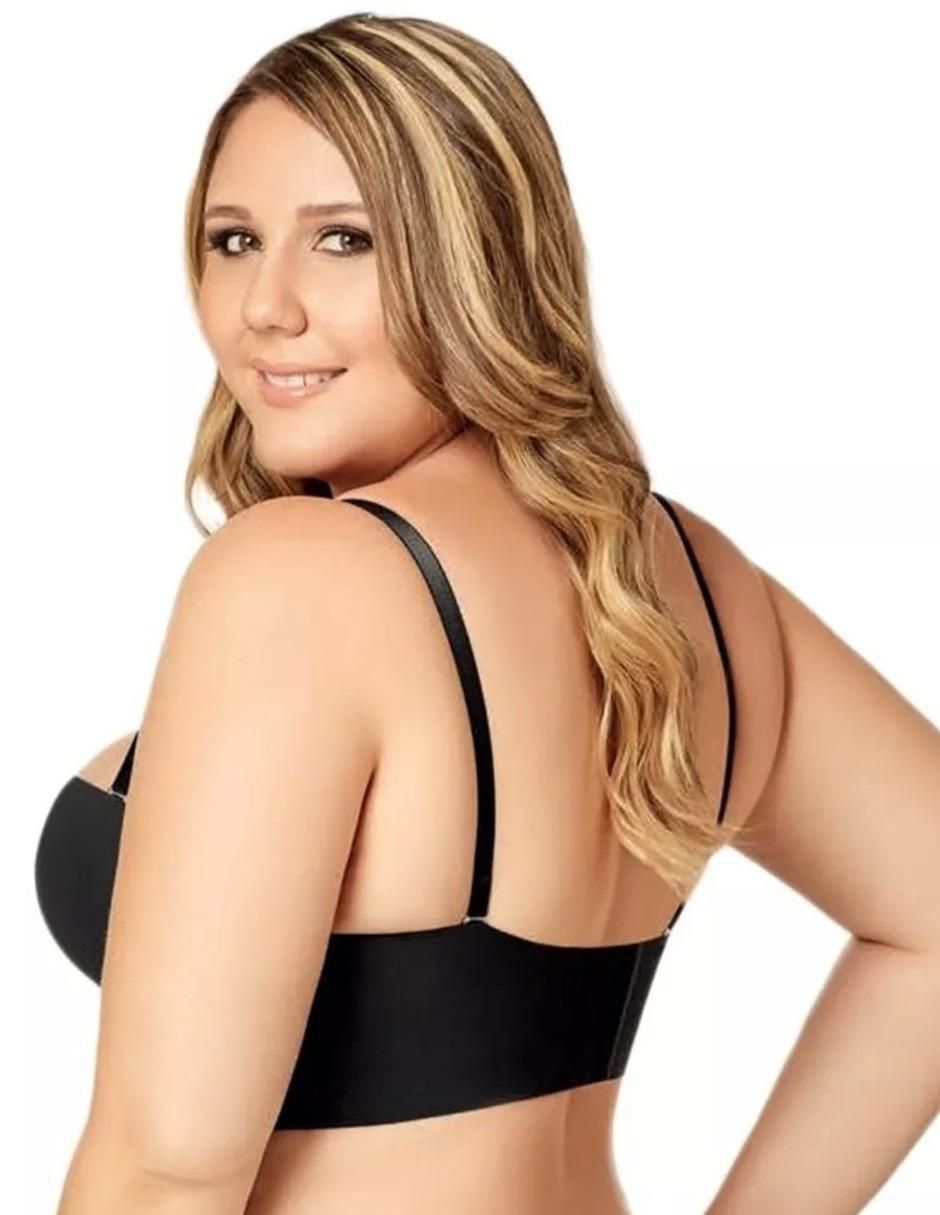Brassiere strapless copa preformada para mujer 2