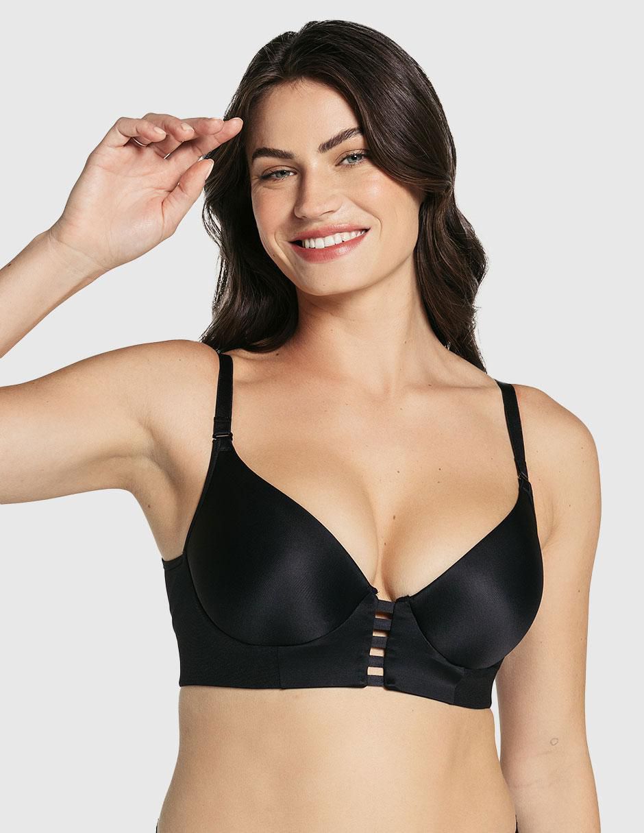 Brassiere demi con copa para mujer