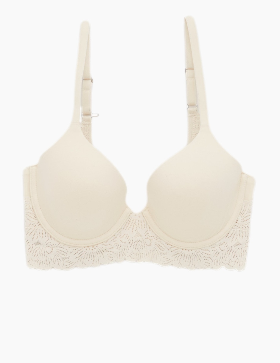 Brassiere demi con copa para mujer 3