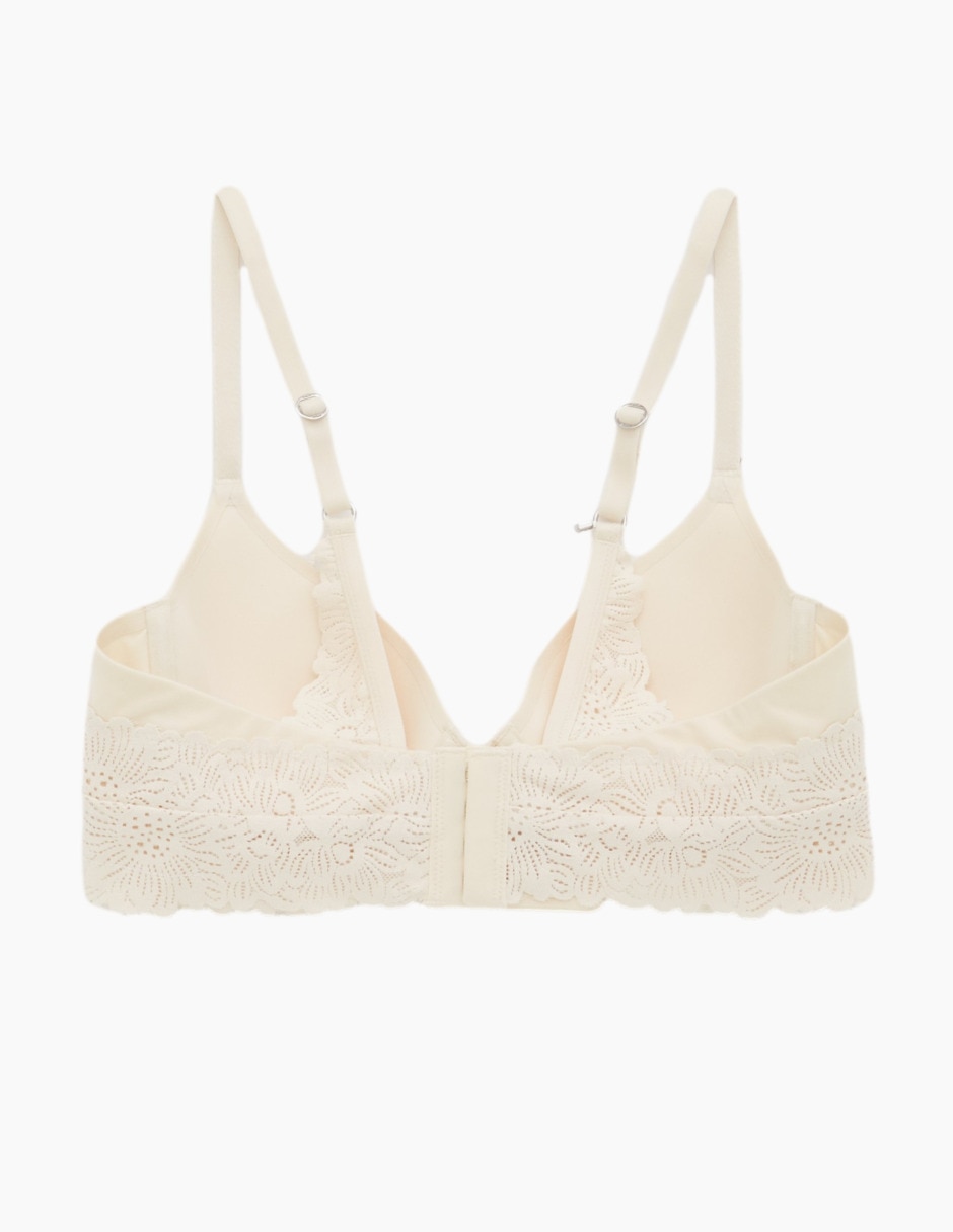 Brassiere demi con copa para mujer 4