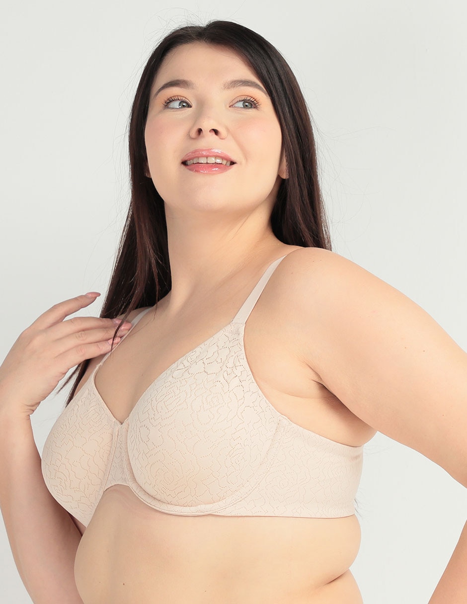 Brassiere demi con copa para mujer 4
