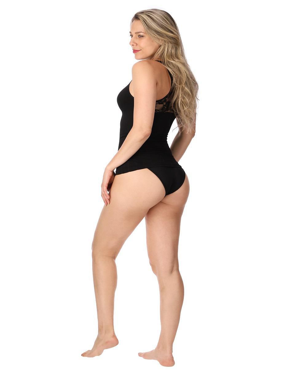 Camiseta tipo faja control secrets "con compresión" alta mujer