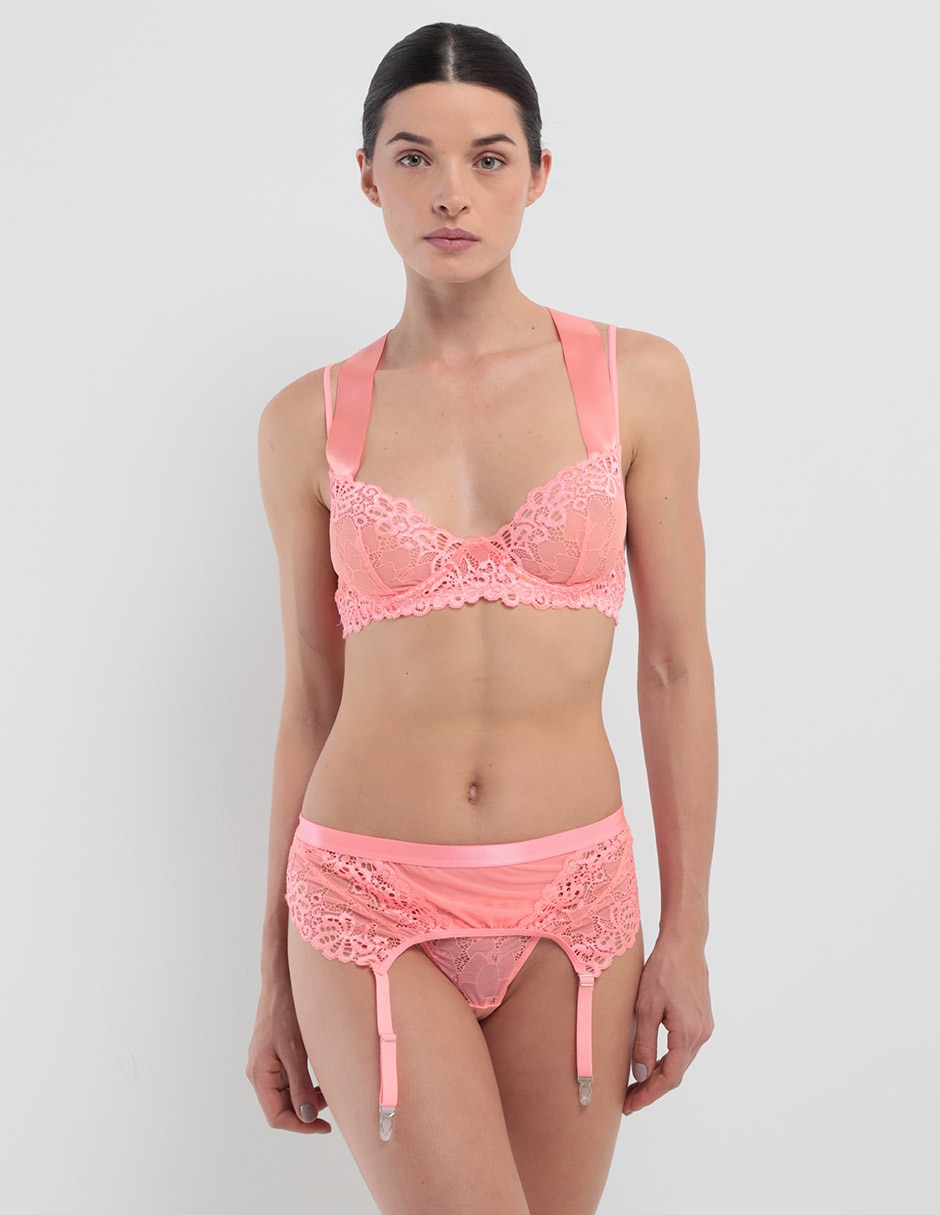 Set bra panty liguero Bonne Vivante Liverpool