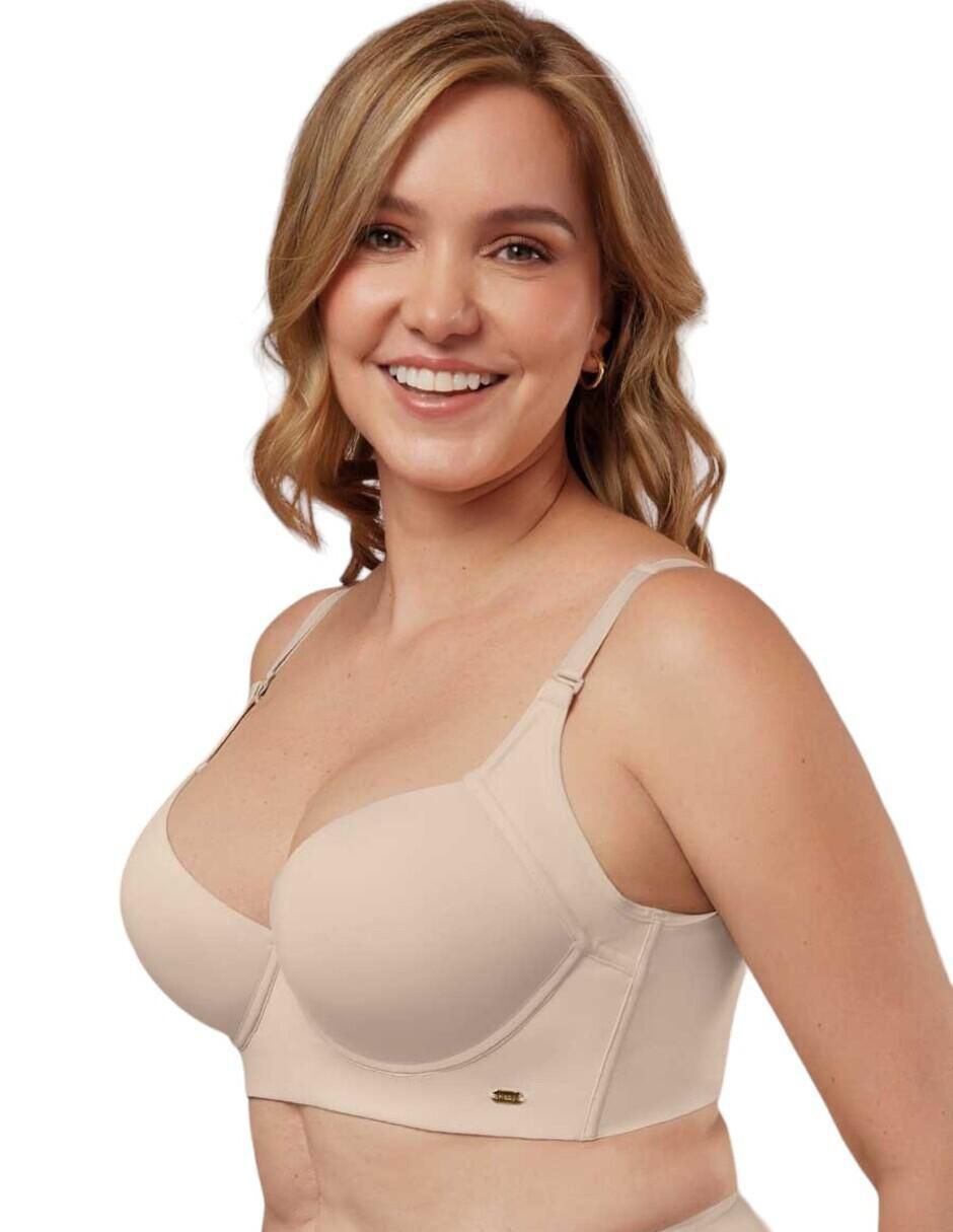 Brassiere demi copa push up para mujer 2