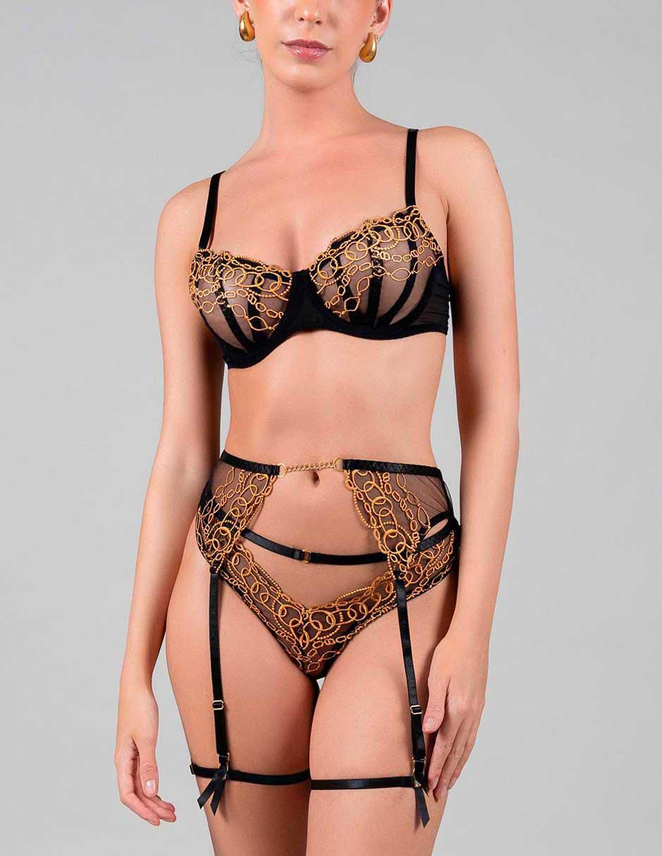 Set bra-panty-liguero 4