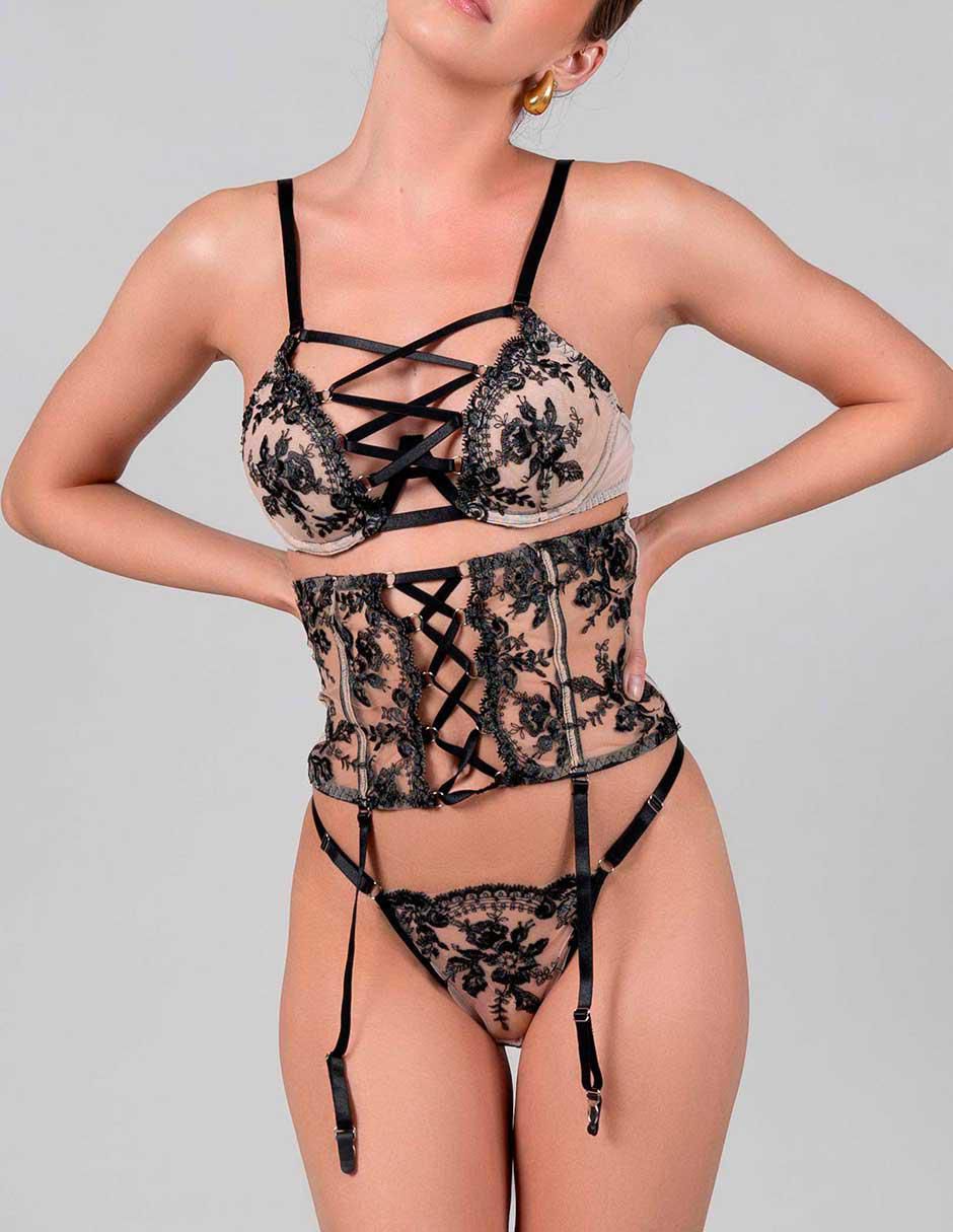 Set bra-panty-liguero 4
