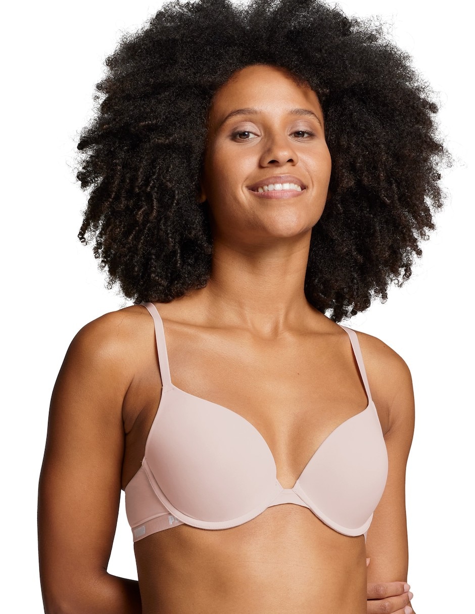 Brassiere demi con copa para mujer