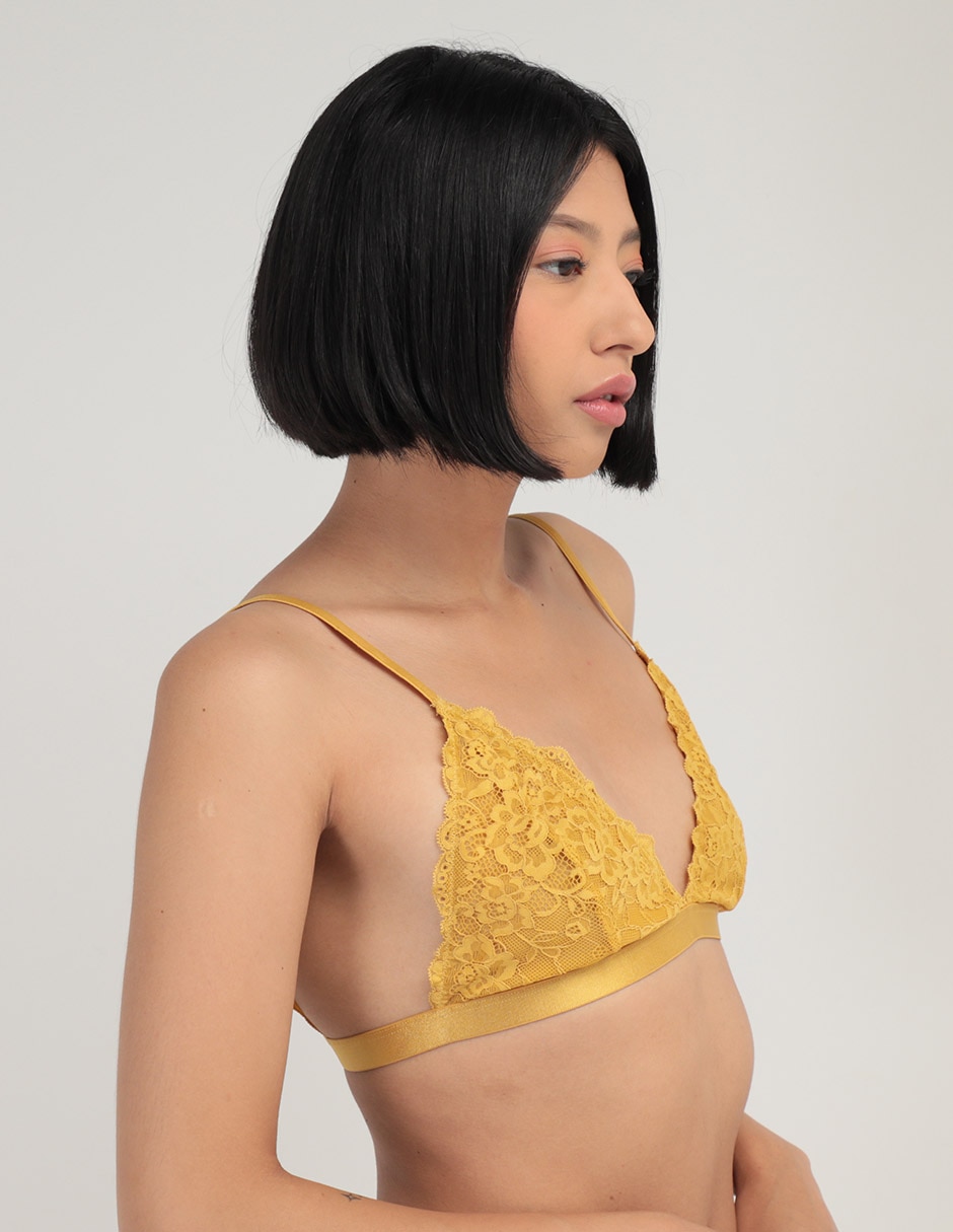 Brassiere demi copa removible para mujer 2