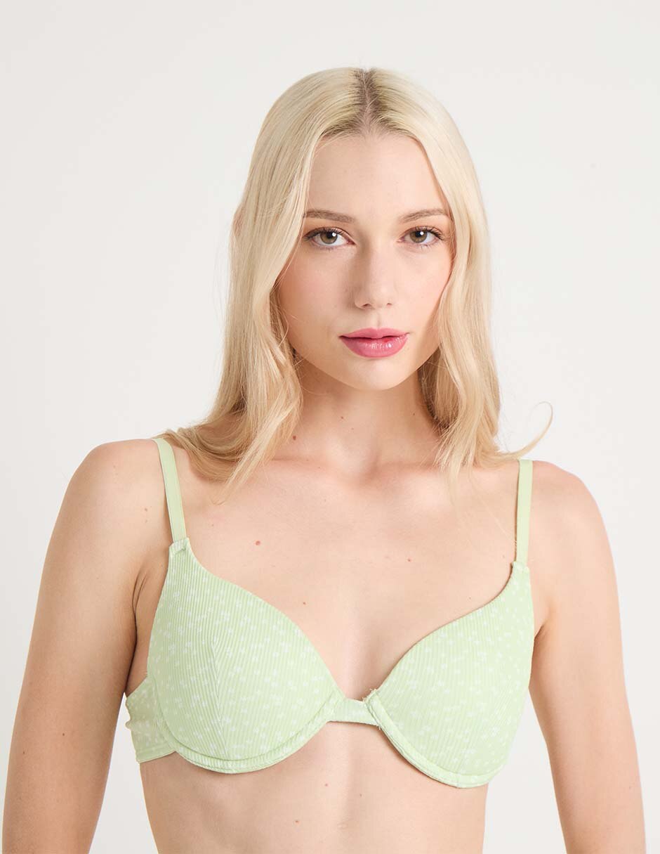 Brassiere demi copa preformada para mujer Brassiere demi copa preformada para mujer