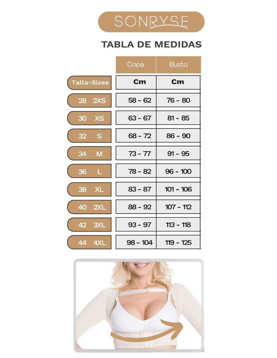 Faja colombiana sonryse "con compresión" alta mujer