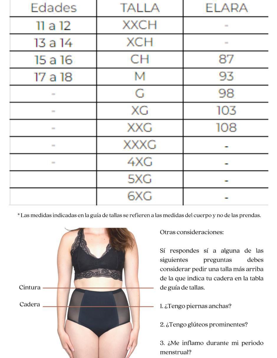 Panty menstrual flujo moderado 4