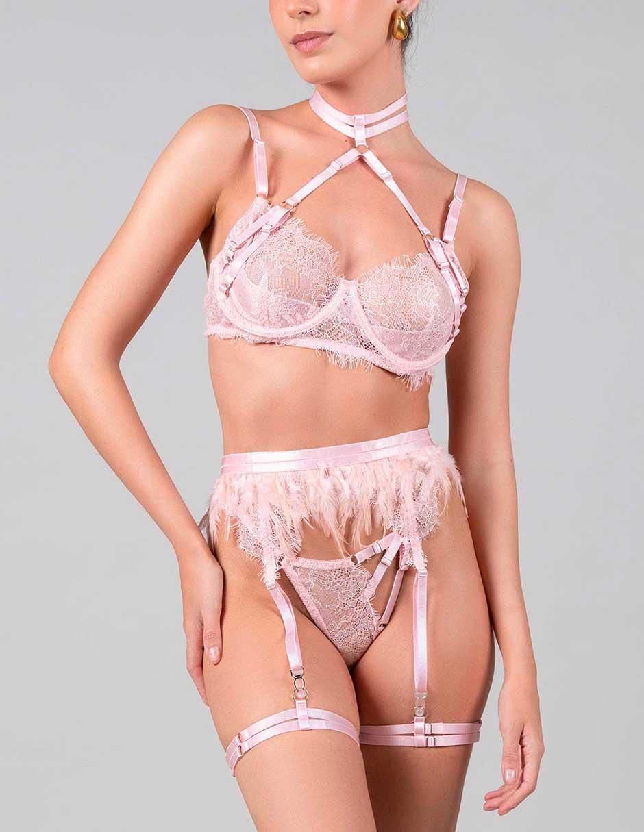 Set bra-panty-liguero 4
