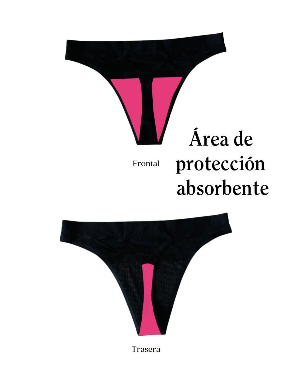 Panty menstrual luna segura "flujo" ligero