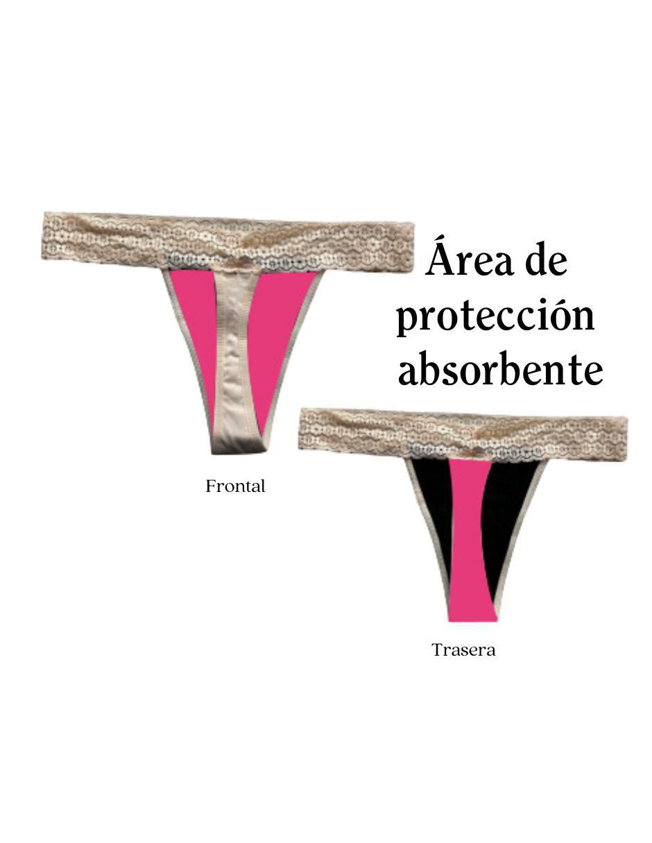 Panty menstrual luna segura "flujo" ligero