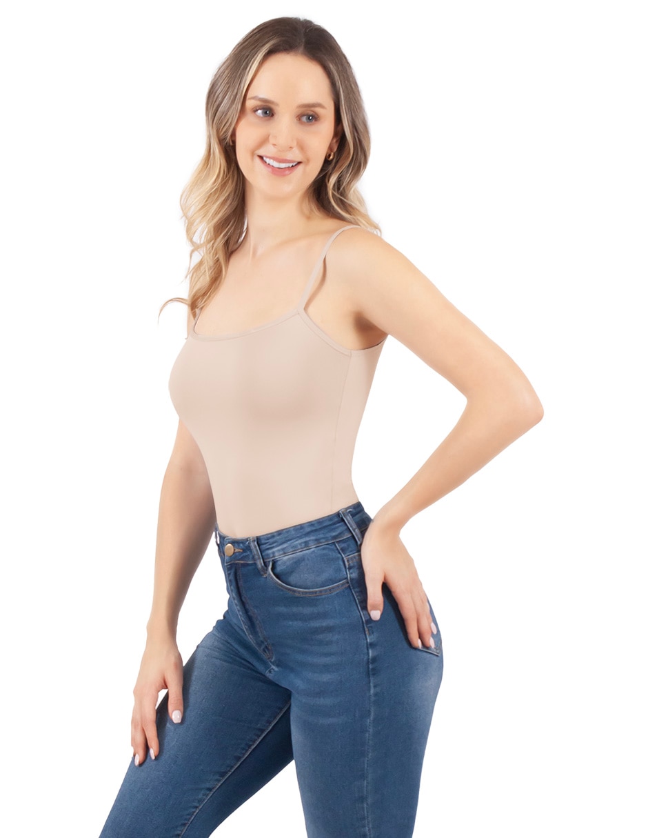 Top escote cuadrado tirante ajustable 4