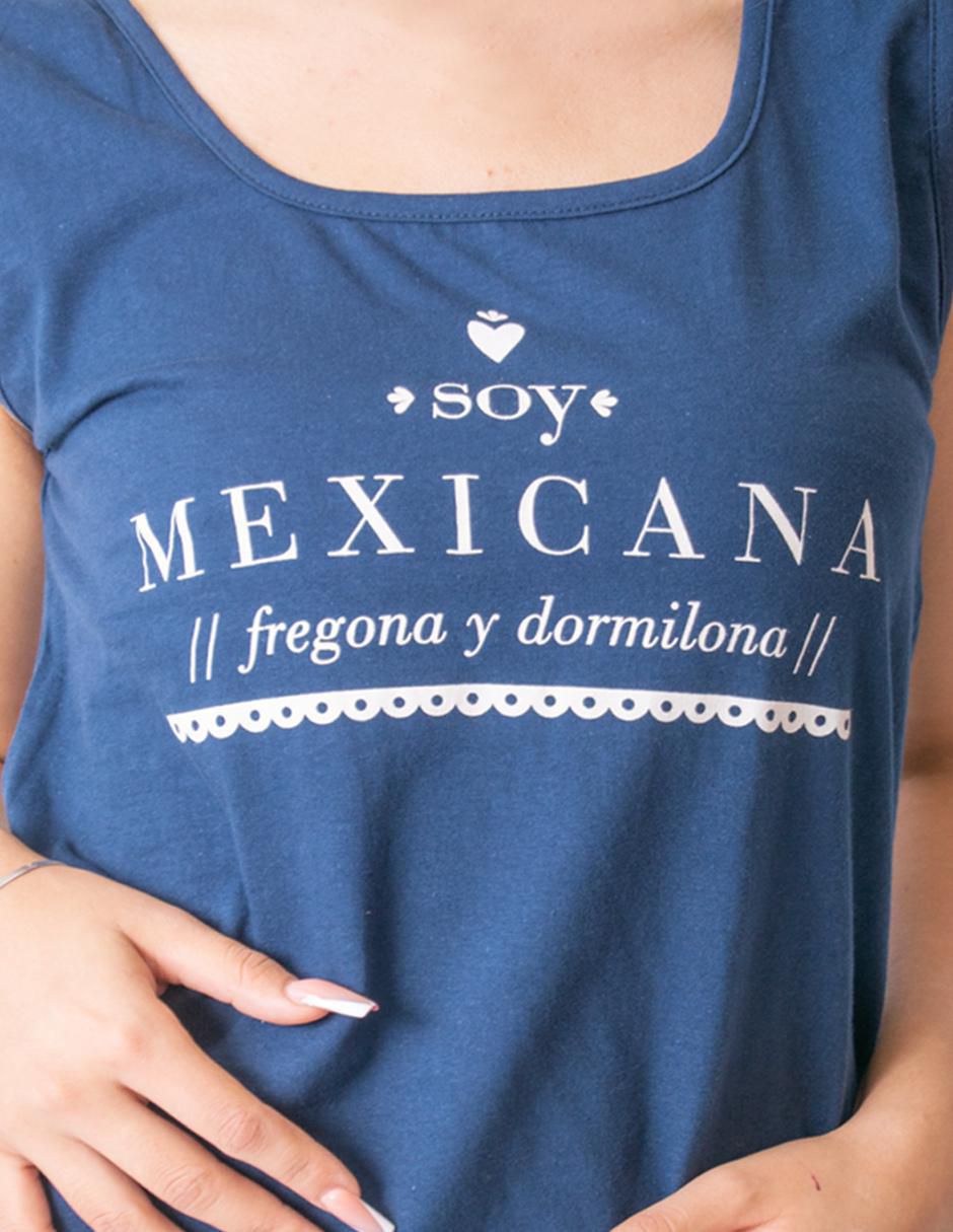 Camisón estampado de algodón 4