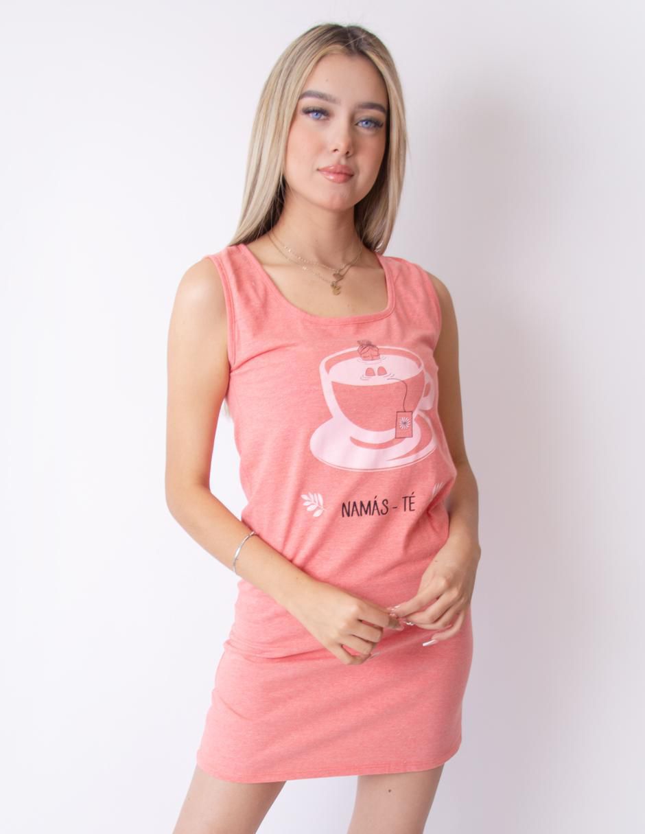 Camisón estampado de algodón 1