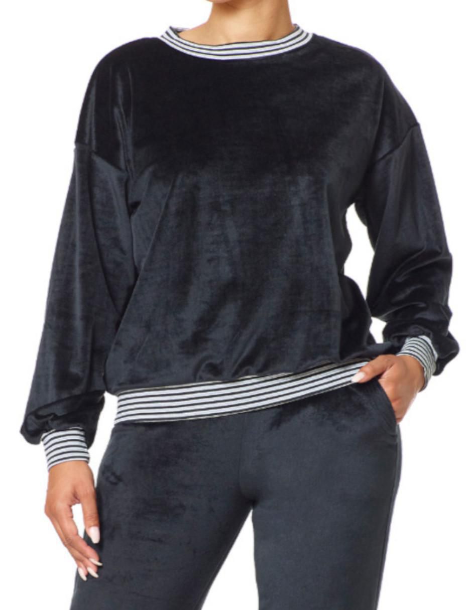 Conjunto pijama raya para mujer