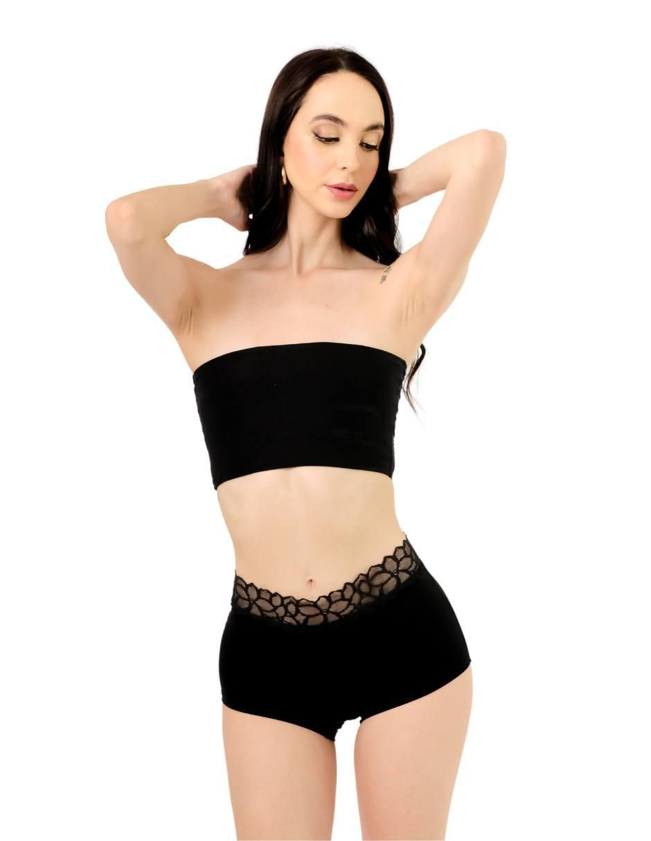 Conjunto de bra y panty de encaje 1