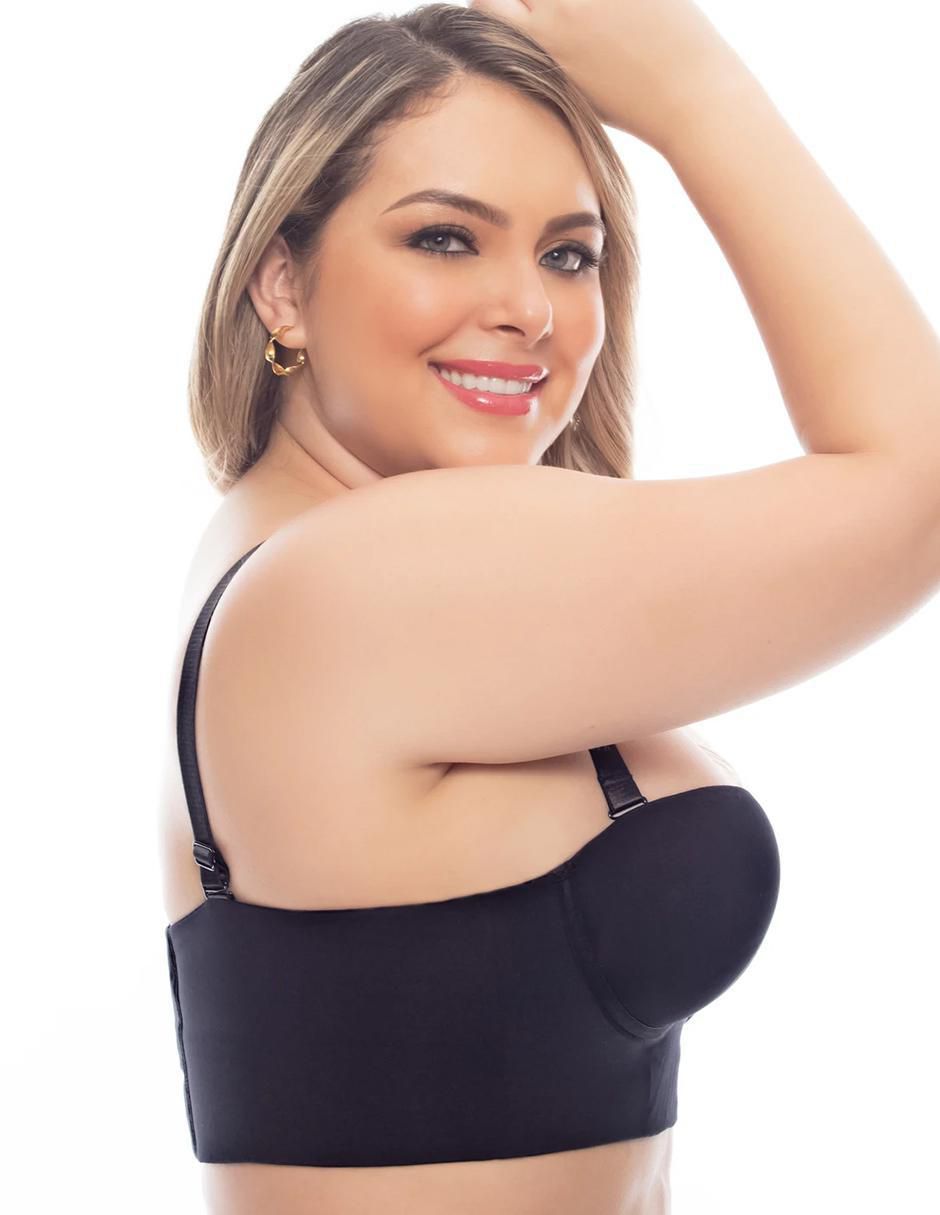 Brassiere strapless con copa para mujer 2