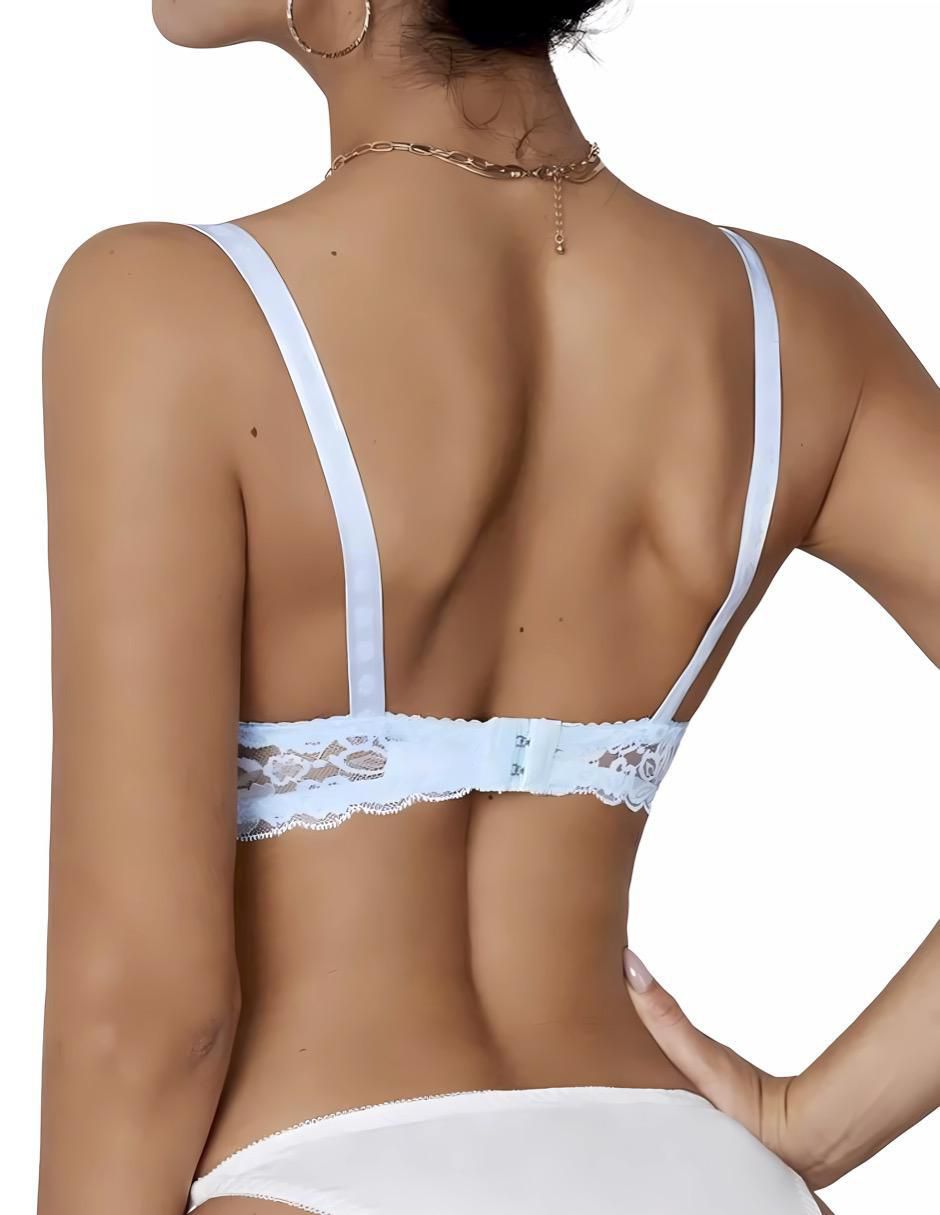 Brassiere balconette media copa para mujer 4