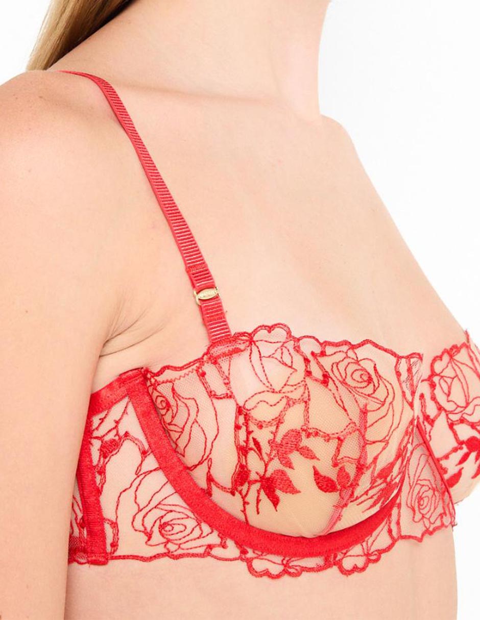 Brassiere balconette para mujer 4