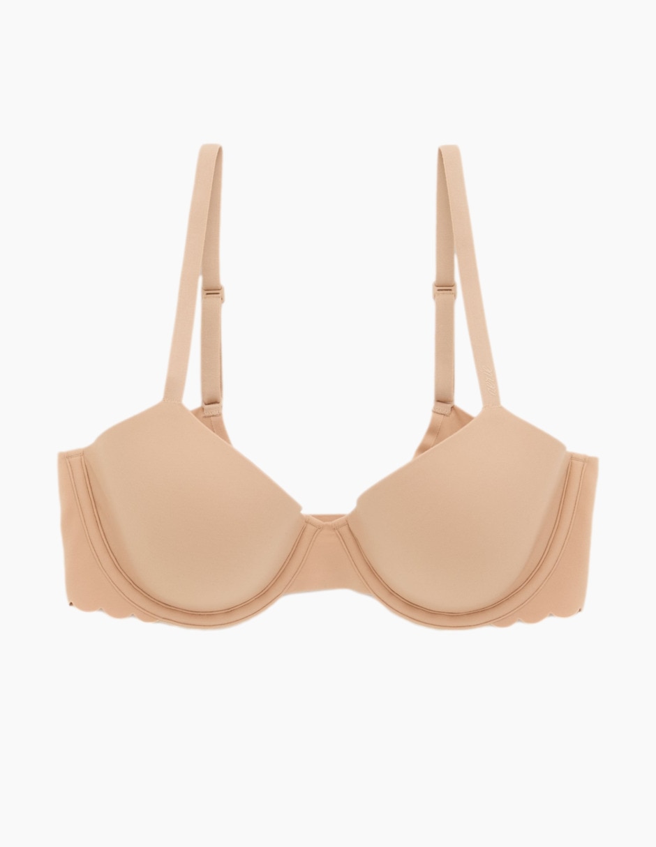 Brassiere balconette copa preformada para mujer 3