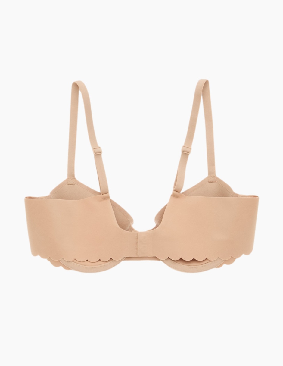 Brassiere balconette copa preformada para mujer 4