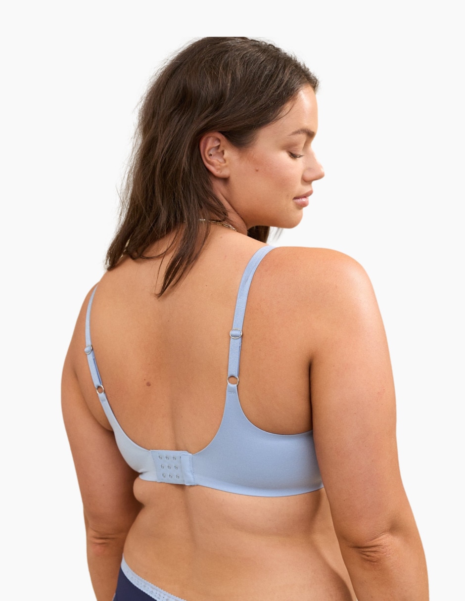 Brassiere balconette copa preformada para mujer 2