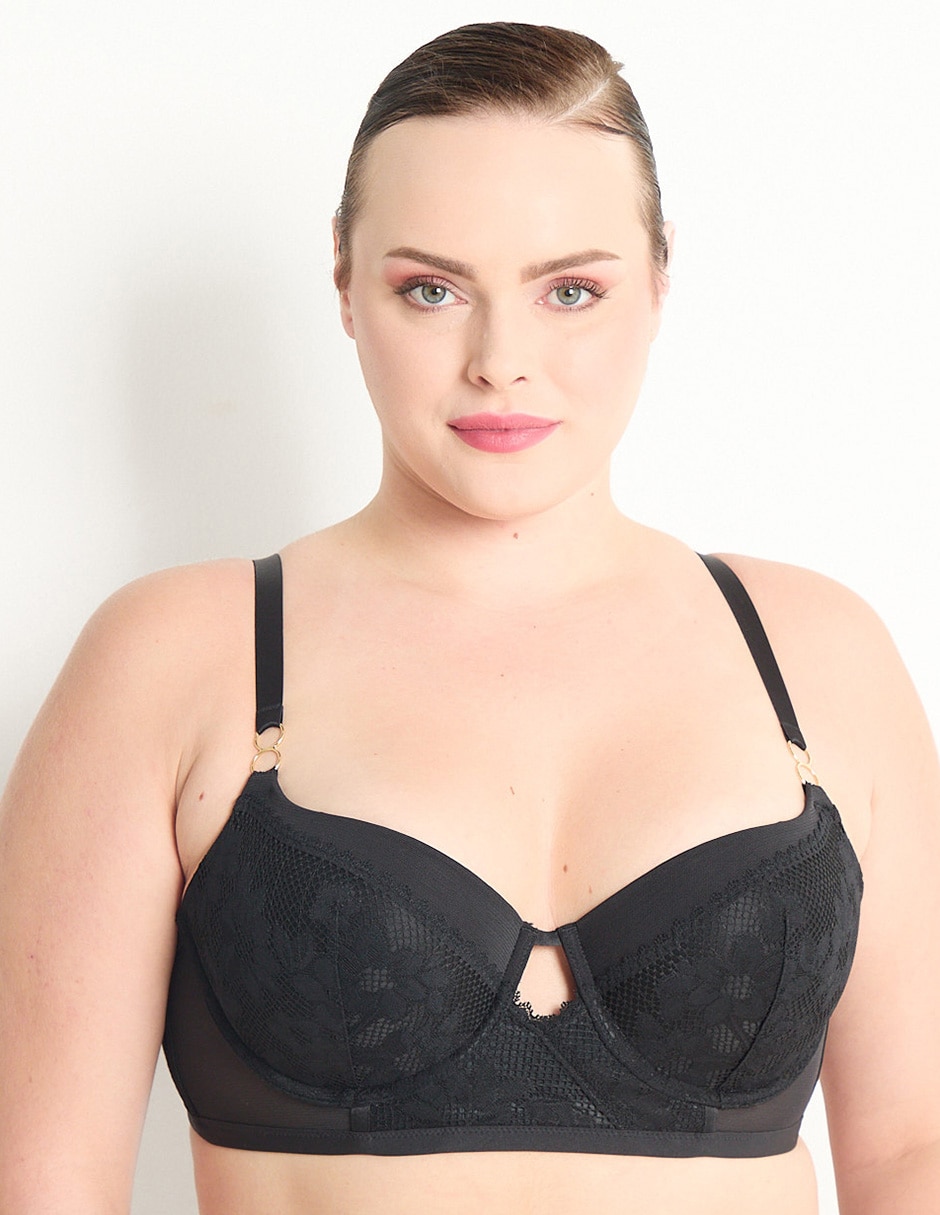 Brassiere balconette copa preformada para mujer Brassiere balconette copa preformada para mujer