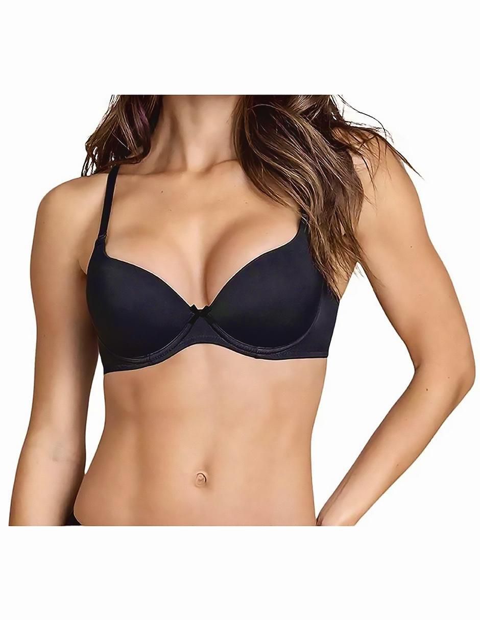 Brassiere demi copa doble push up seamless para mujer Brassiere demi copa doble push up seamless para mujer