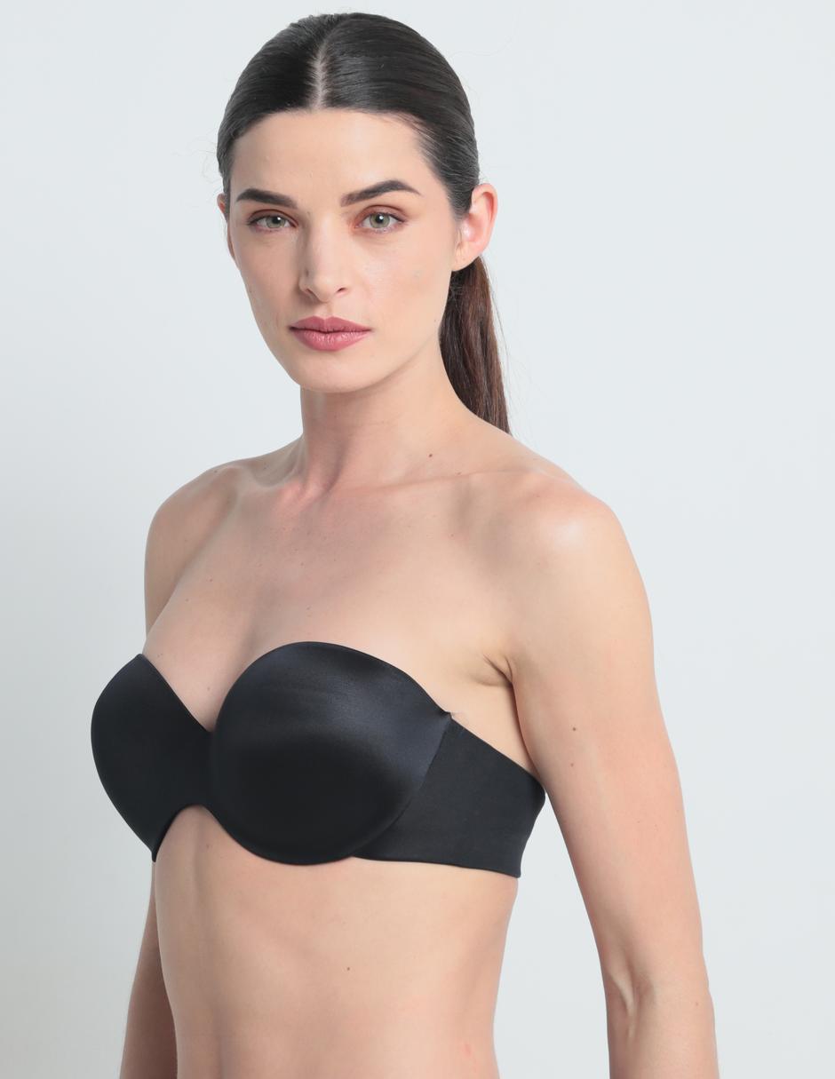 Brassiere strapless con copa para mujer 2