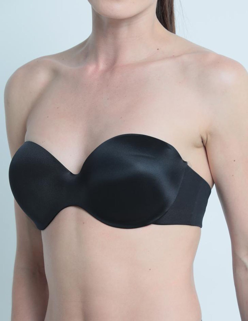 Brassiere strapless con copa para mujer 4