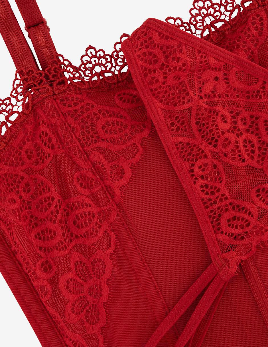 Corset Toda Epoca Lenceria estampado encaje Suburbia