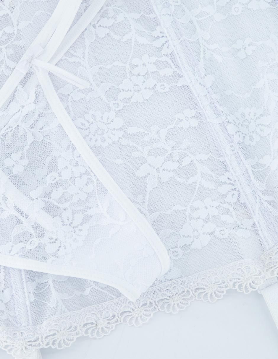 Corset estampado floral 5