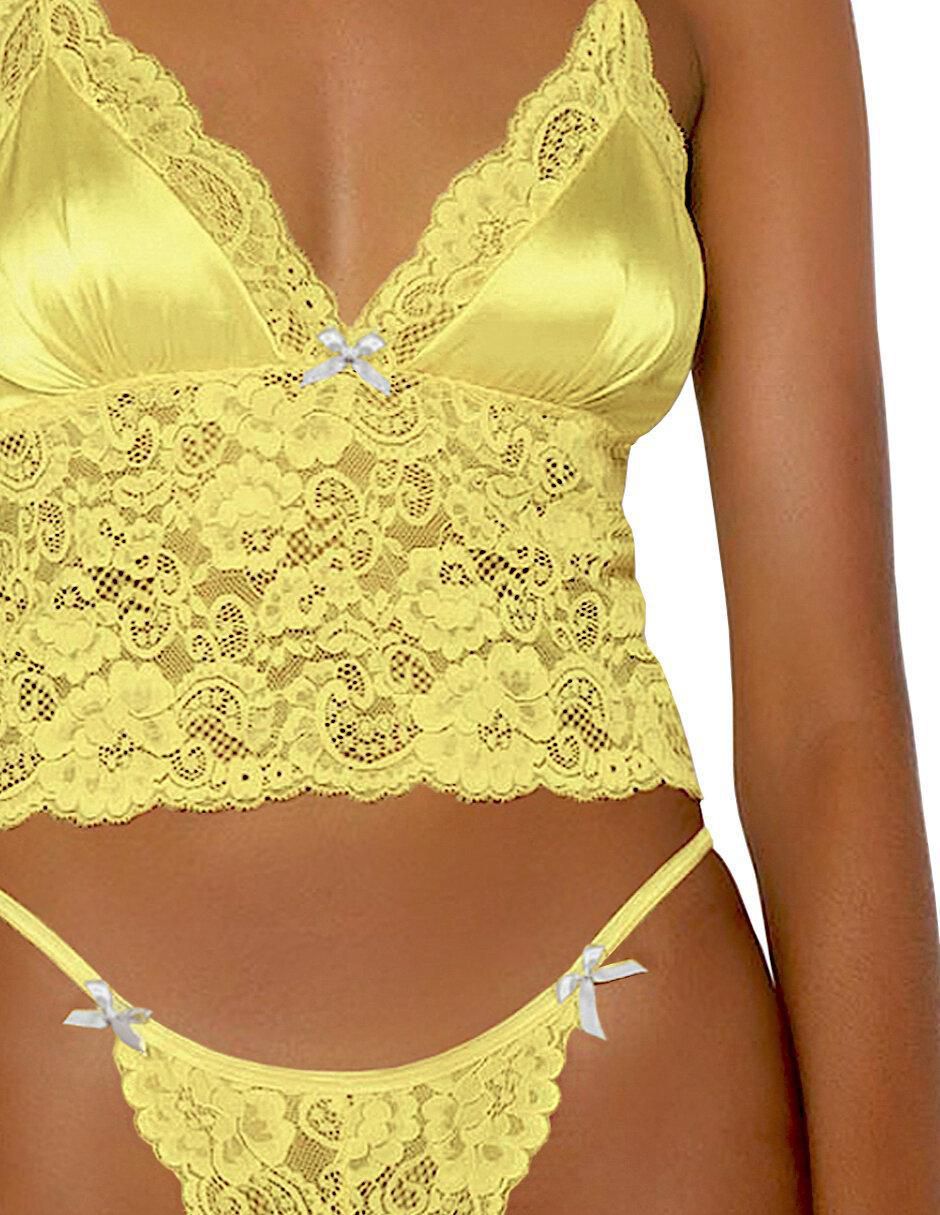 Conjunto de bra y panty cocoa lingerie "de" poliéster