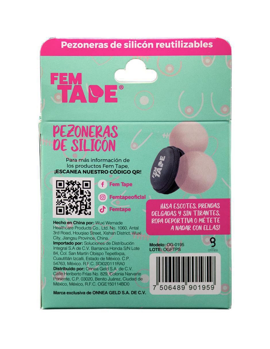 Set de cubre pezón de silicón 3 pares 3