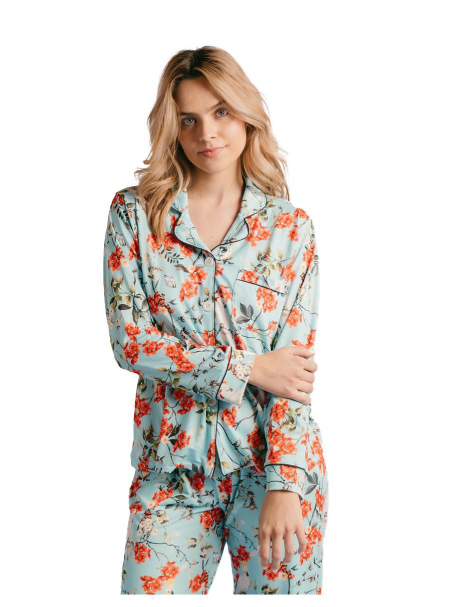 Conjunto pijama cacatúas para mujer 3