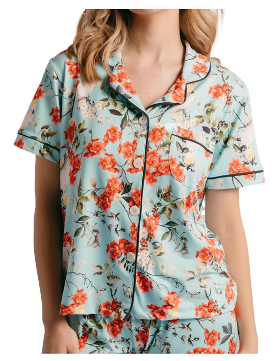 Conjunto pijama cacatúas para mujer 4