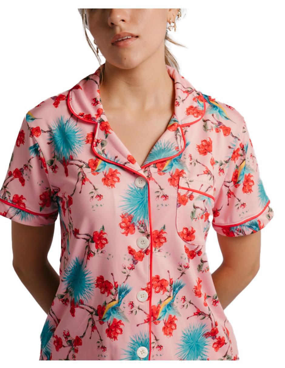 Conjunto pijama colibrí para mujer 4