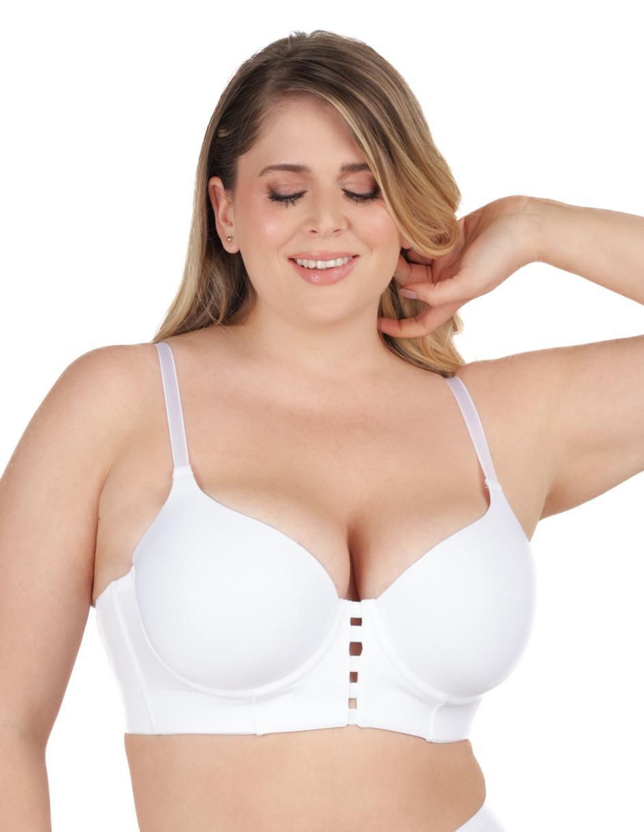 Brassiere peto medio Brasjade copa preformada para mujer