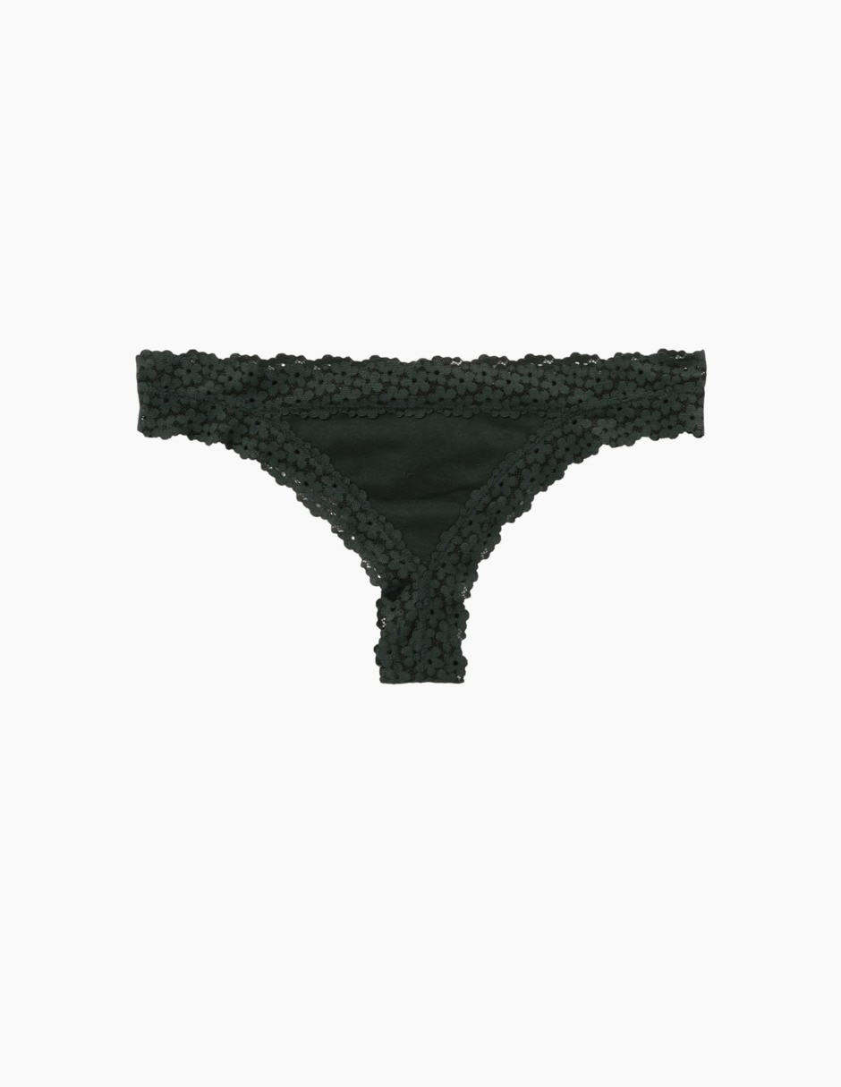 Tanga de algodón para mujer