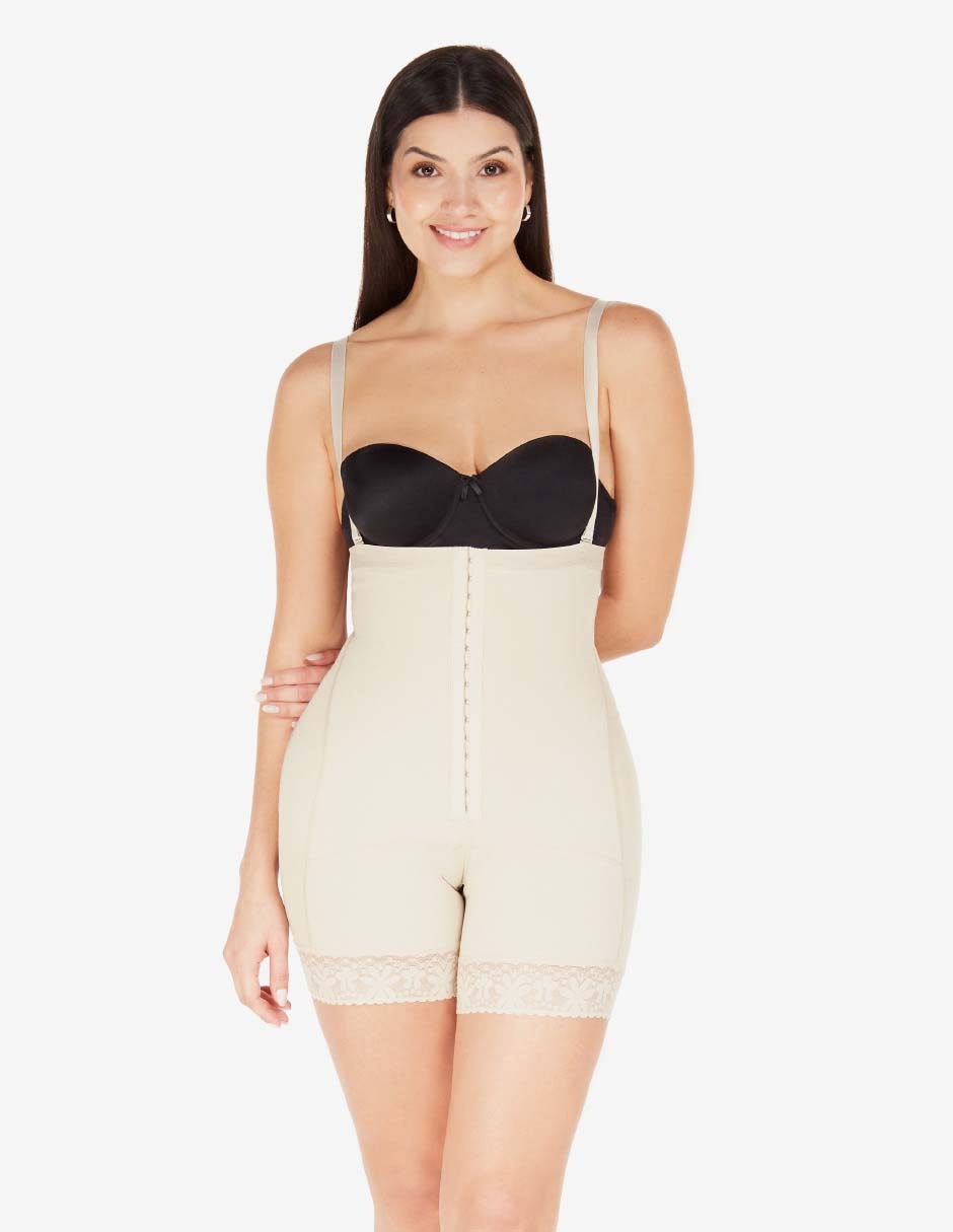 Faja colombiana con compresión media para mujer