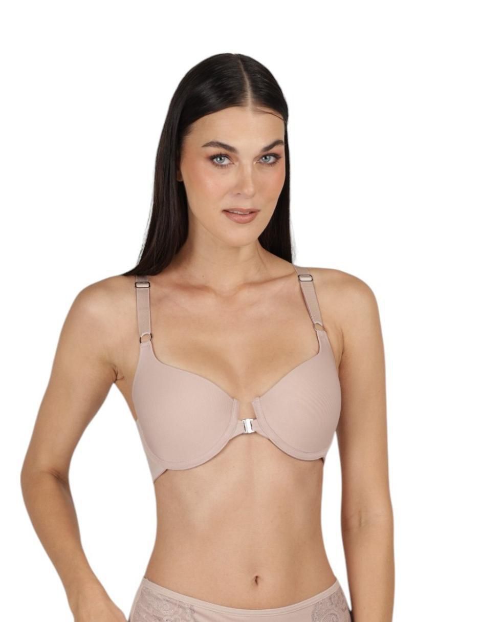 Brassiere demi copa preformada para mujer 2