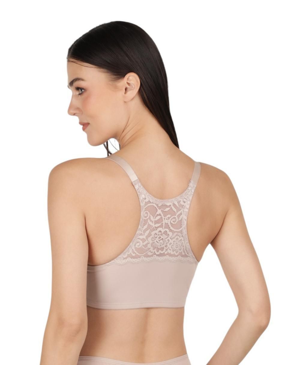 Brassiere demi copa preformada para mujer 3