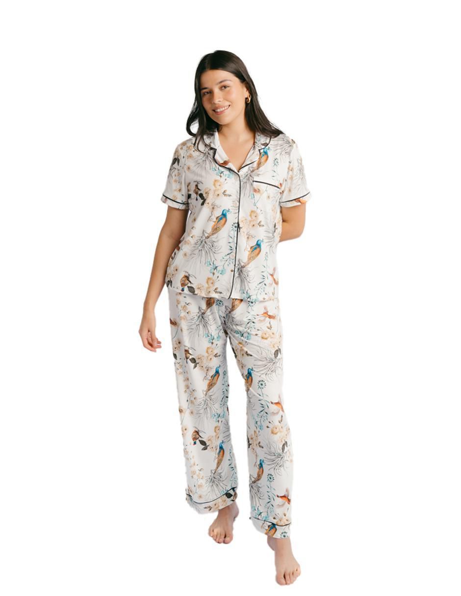Conjunto pijama gallo para mujer