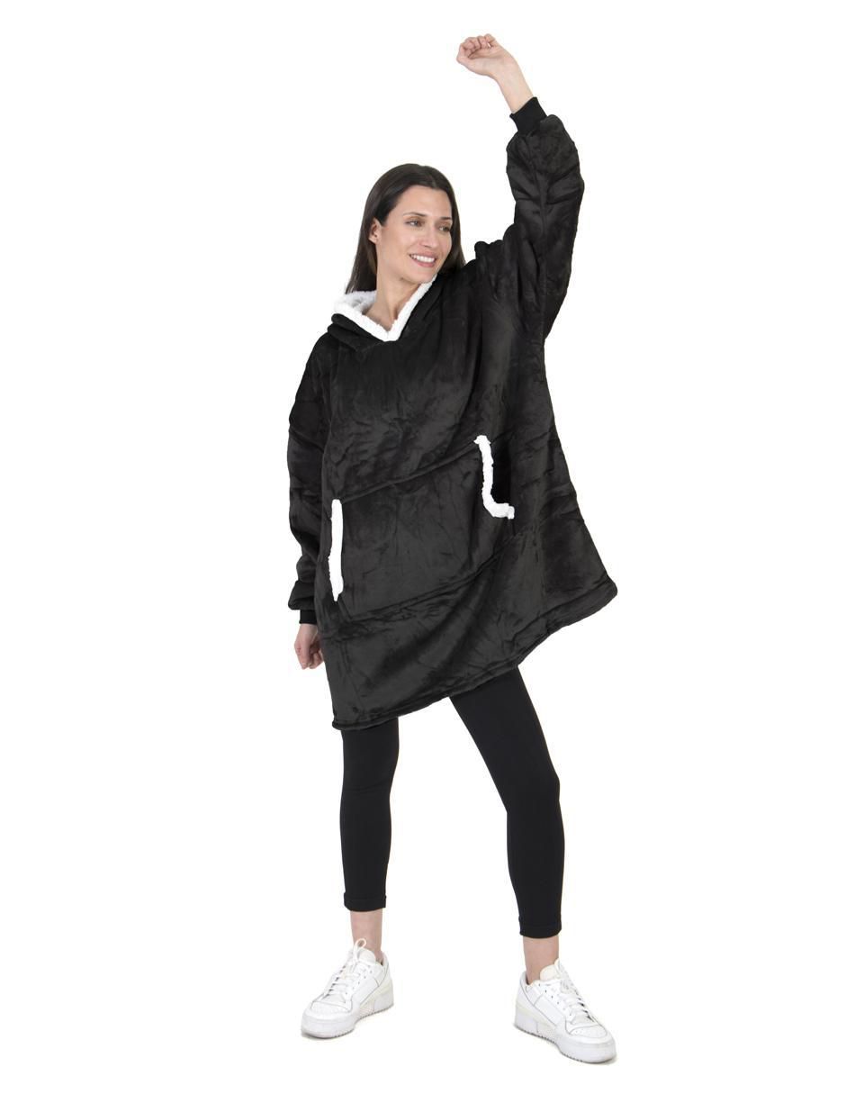 Sudadera con capucha y bolsa para mujer 4