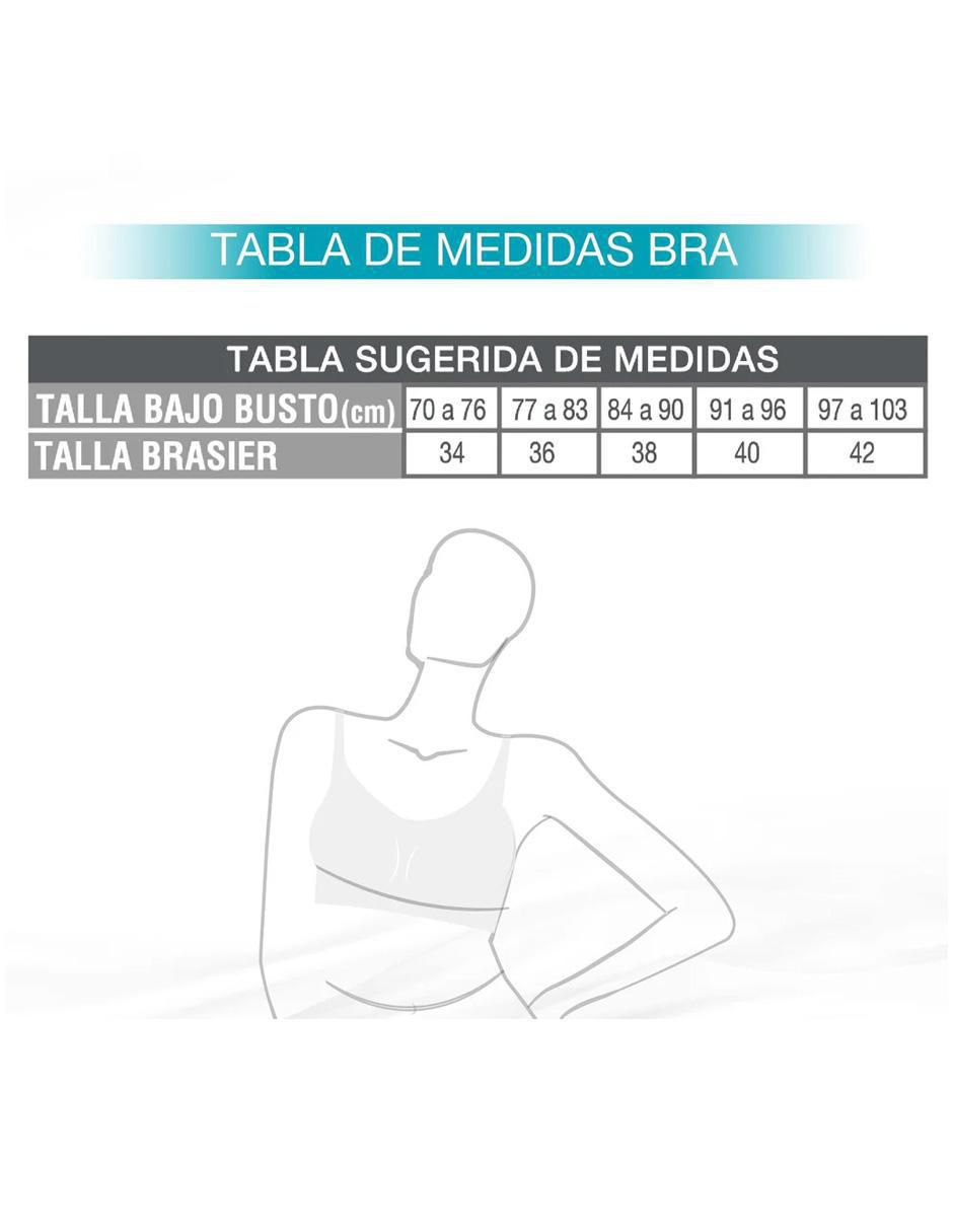 Faja tipo brassiere con compresión media para mujer 5
