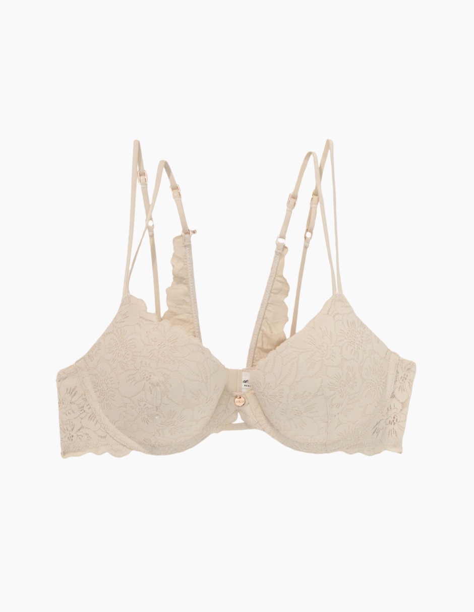 Brassiere balconette con copa para mujer 3