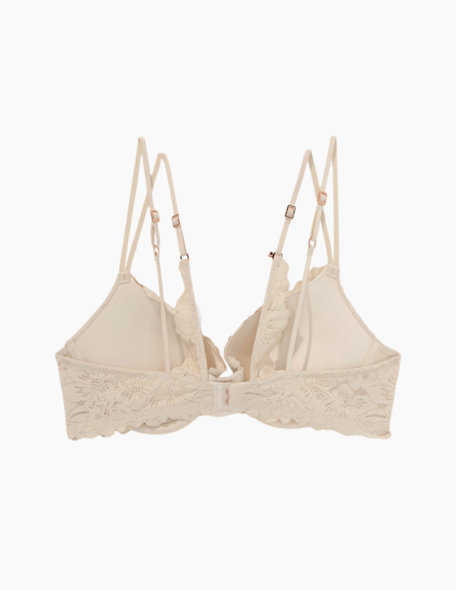 Brassiere balconette con copa para mujer 4